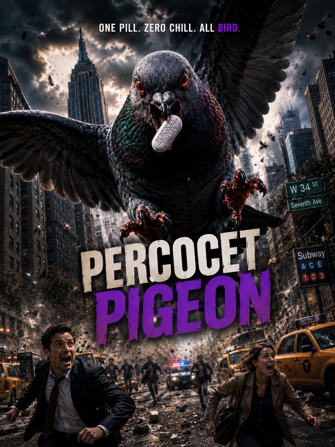 Percocet Pigeon poster
